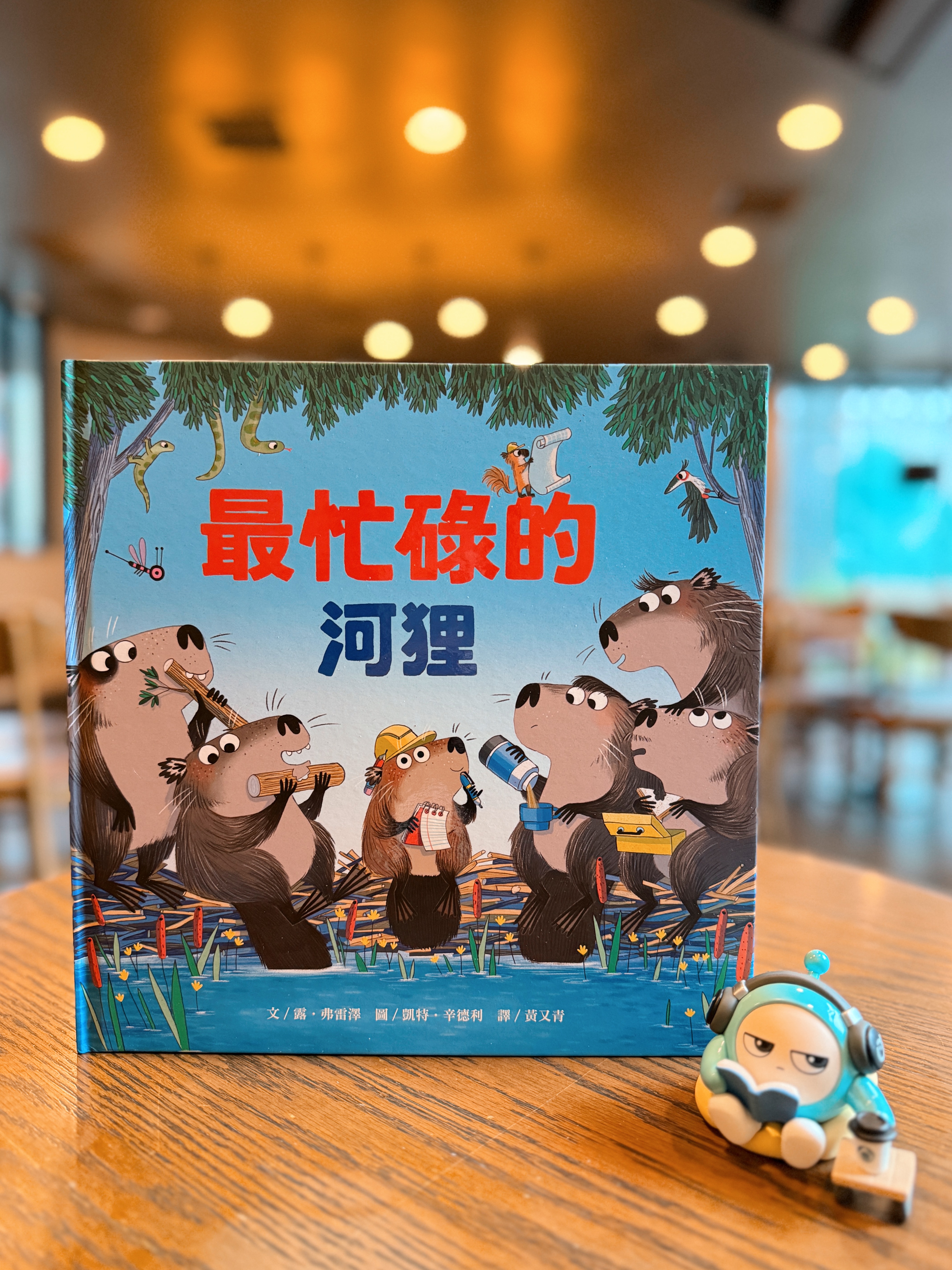 《最忙碌的河狸》｜諾拉的世界比較寬 書封